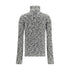 Dolce & Gabbana White Fleece Wool Turtleneck